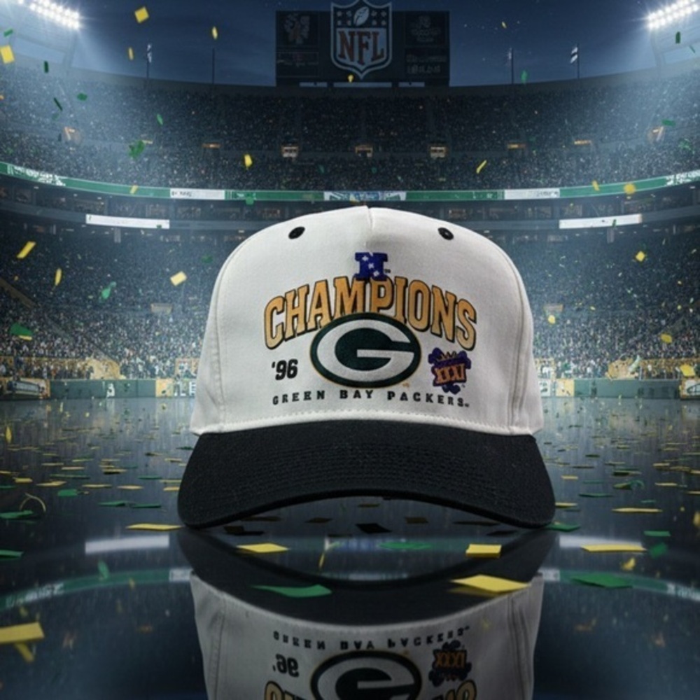 Vintage 1996 NFL Green Bay Packers Super Bowl Champions Hat